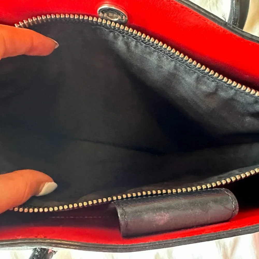 Rebecca Minkoff Black Leather Tote Bag - Picture 6 of 7